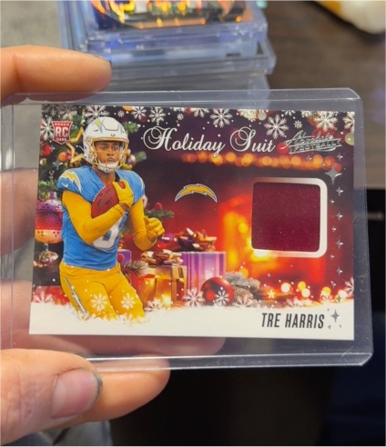 2025 Panini Absolute Holiday Suit #HS-THS Tre Harris — front