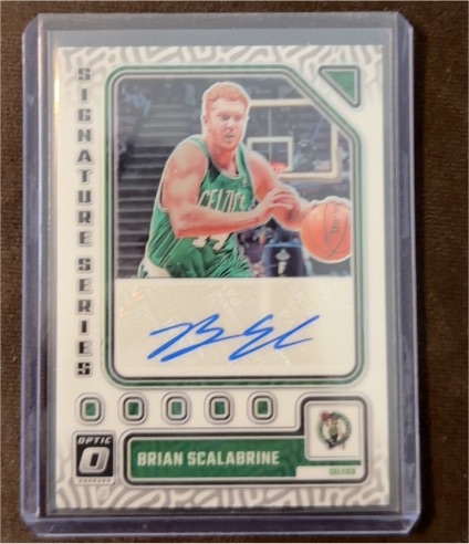 2023-24 Panini Donruss Optic Signature Series #SS-SAE Brian Scalabrine — front