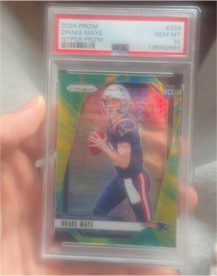 2024 Panini Prizm #329 Drake Maye — front
