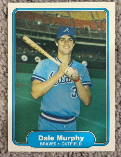 1982 Fleer #443 Dale Murphy — front