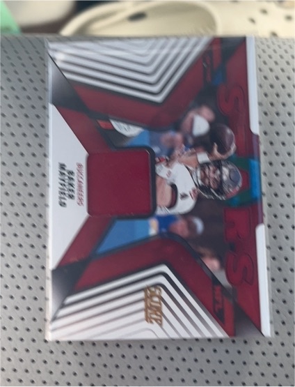 2025 Panini Score Stars of the NFL Jersey #SNJ-BMD Baker Mayfield — front