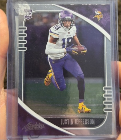 2020 Panini Absolute #168 Justin Jefferson — front