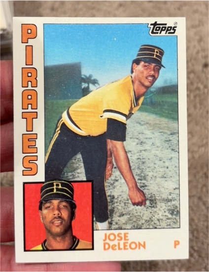 1984 Topps #581 Jose DeLeon — front