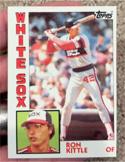 1984 Topps #480 Ron Kittle — front