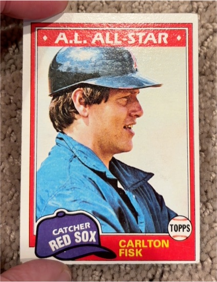 1981 Topps #480 Carlton Fisk — front