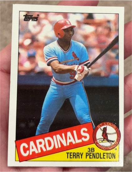 1985 Topps #346 Terry Pendleton — front