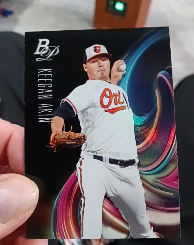 2018 Topps Bowman Platinum #TOP-55 Keegan Akin — front