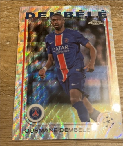 2024-25 Topps Chrome UEFA Club Competitions #109 Ousmane Dembélé — front