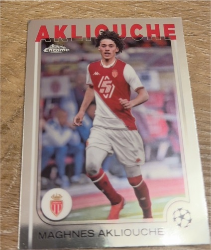 2024-25 Topps Chrome UEFA Club Competitions #64 Maghnes Akliouche — front