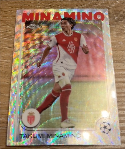 2024-25 Topps Chrome UEFA Club Competitions #57 Takumi Minamino — front