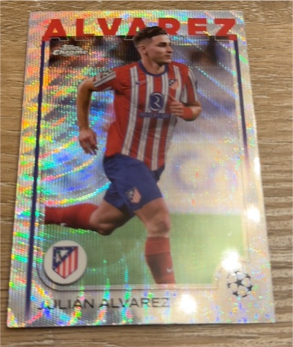 2024-25 Topps Chrome UEFA #171 Julian Alvarez — front