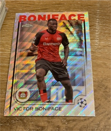 2024-25 Topps Chrome UEFA Club Competitions #54 Victor Boniface — front