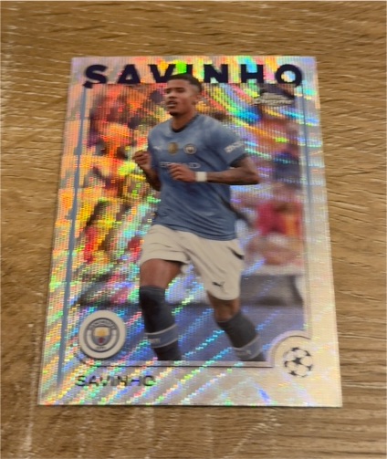 2024-25 Topps Chrome UEFA #56 Savinho — front