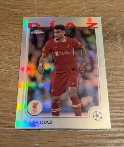2024-25 Topps Chrome UEFA #169 Luis Díaz — front