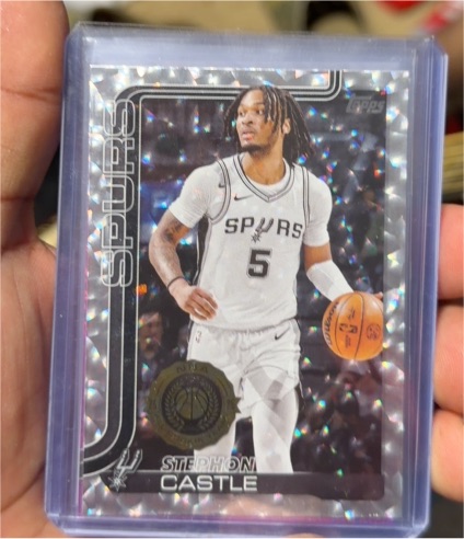 2025-26 Topps #197 Stephon Castle — front