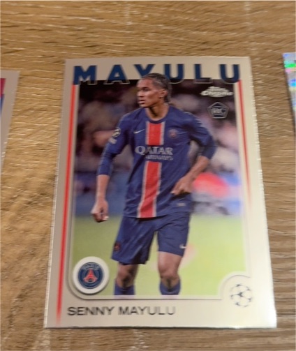 2024-25 Topps Chrome UEFA #173 Senny Mayulu — front