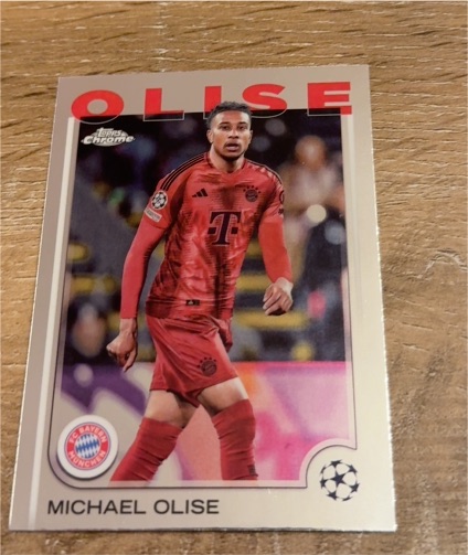 2024-25 Topps Chrome UEFA Club Competitions #81 Michael Olise — front