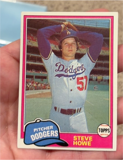 1981 Topps #693 Steve Howe — front