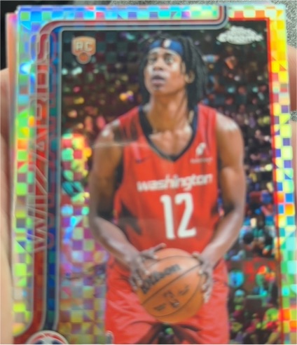 2025-26 Topps Chrome #256 Tre Johnson III — front