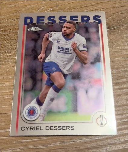 2024-25 Topps Chrome UEFA Club Competitions #80 Cyriel Dessers — front