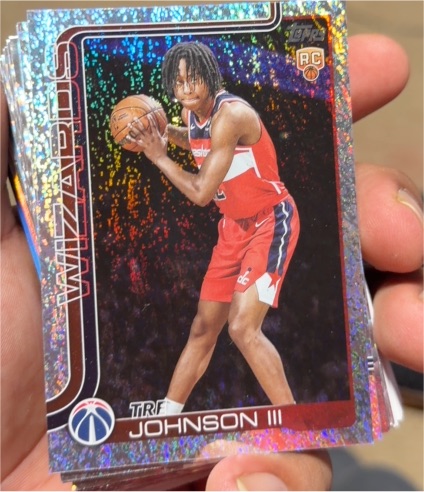 2025-26 Topps #206 Tre Johnson III — front