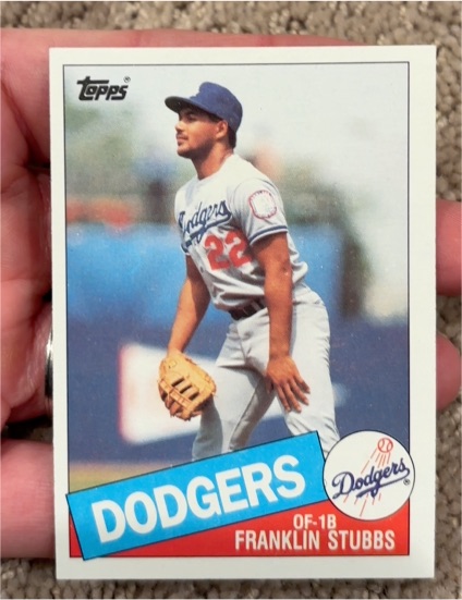 1985 Topps #506 Franklin Stubbs — front