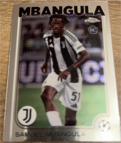 2024-25 Topps Chrome UEFA Club Competitions #12 Samuel Mbangula — front