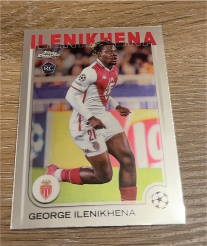 2024-25 Topps Chrome UEFA Club Competitions #185 George Ilenikhena — front