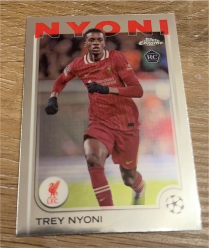2024-25 Topps Chrome UEFA Club Competitions #190 Trey Nyoni — front
