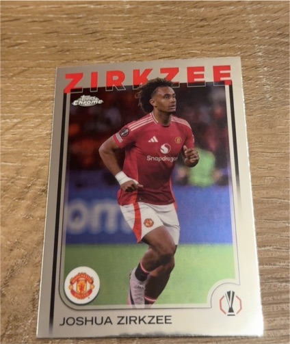 2024-25 Topps Chrome UEFA Club Competitions #121 Joshua Zirkzee — front