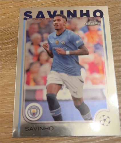 2024-25 Topps Chrome UEFA Club Competitions #56 Savinho — front