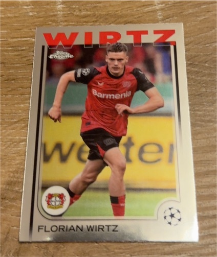 2024-25 Topps Chrome UEFA Club Competitions #150 Florian Wirtz — front
