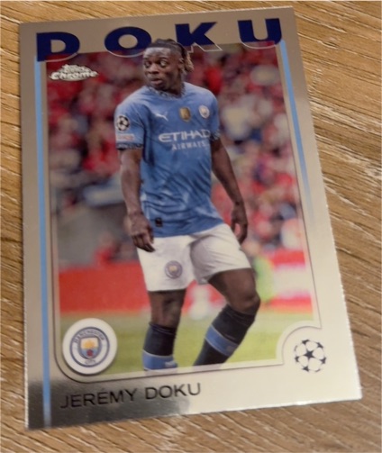 2024-25 Topps UEFA Club Competitions #69 Jérémy Doku — front