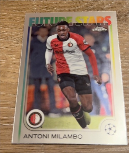 2024-25 Topps Chrome UEFA Club Competitions #126 Antoni Milambo — front