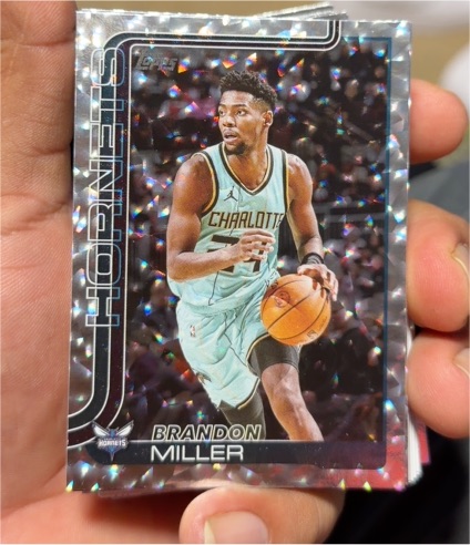 2025-26 Topps #68 Brandon Miller — front