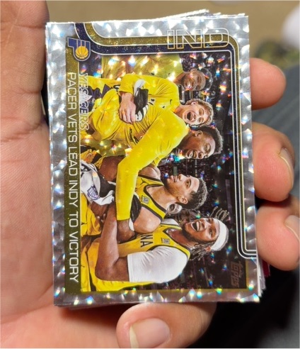 2025-26 Topps #280 Yes'Cers: Pacer Vets Lead Indy To Victory — front