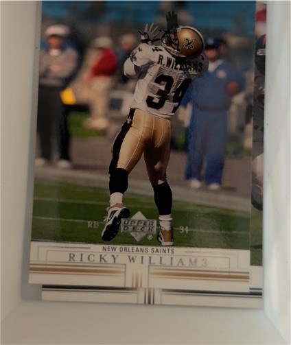 2001 Upper Deck #99 Ricky Williams — front