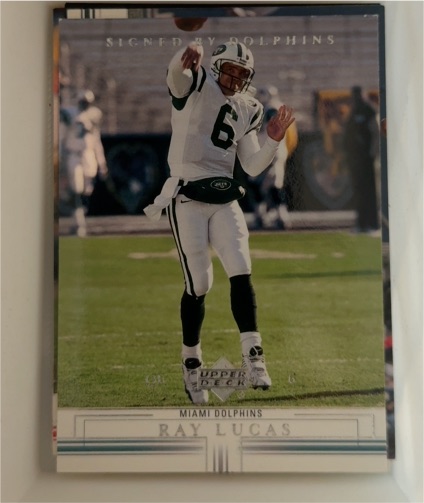 2001 Upper Deck #87 Ray Lucas — front