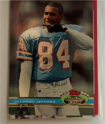 1991 Topps Stadium Club #479 Haywood Jeffires — front