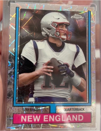 2024 Topps Chrome 1974 Topps Football #74TF-16 Tom Brady — front