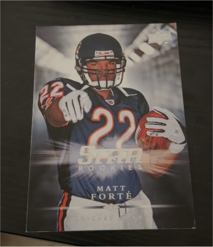 2008 Upper Deck Excell Rookie Cards #ERC-MF Matt Forte — front