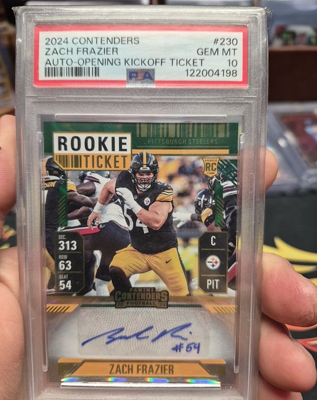 2024 Panini Contenders #230 Zach Frazier — front