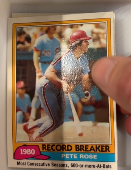 1981 Topps #205 Pete Rose — front