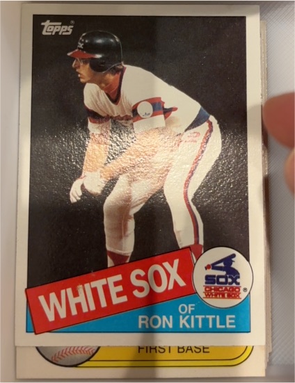 1985 Topps #105 Ron Kittle — front