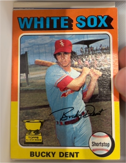 1975 Topps #299 Bucky Dent — front