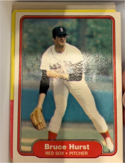 1982 Fleer #297 Bruce Hurst — front