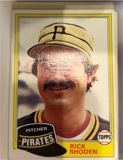 1981 Topps #312 Rick Rhoden — front