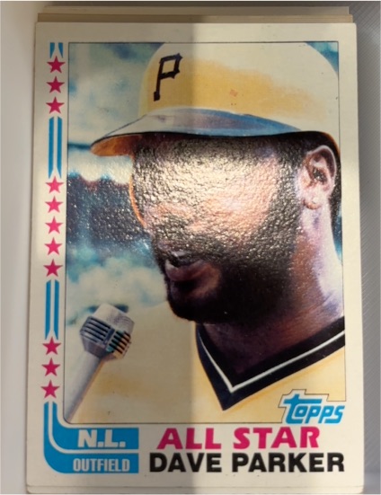 1982 Topps #343 Dave Parker — front