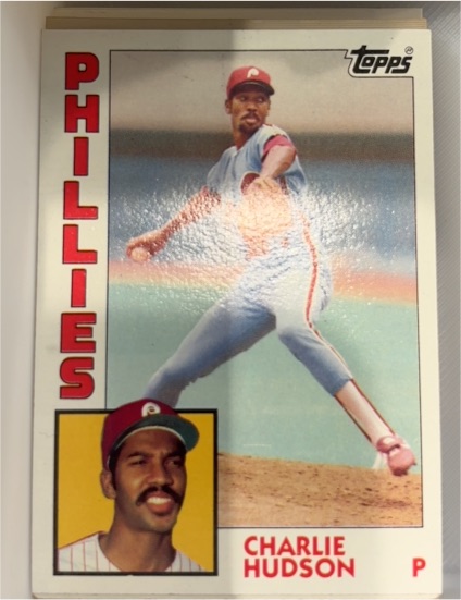1984 Topps #432 Charlie Hudson — front