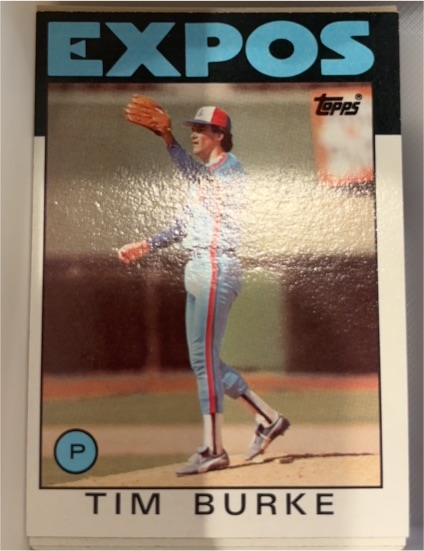 1986 Topps #258 Tim Burke — front